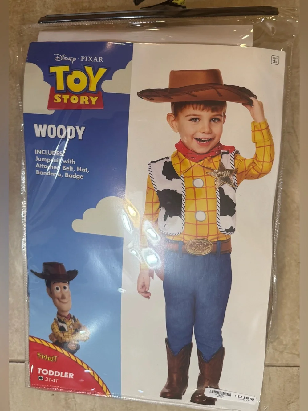 Disney Pixar Toy Story Woody Costume